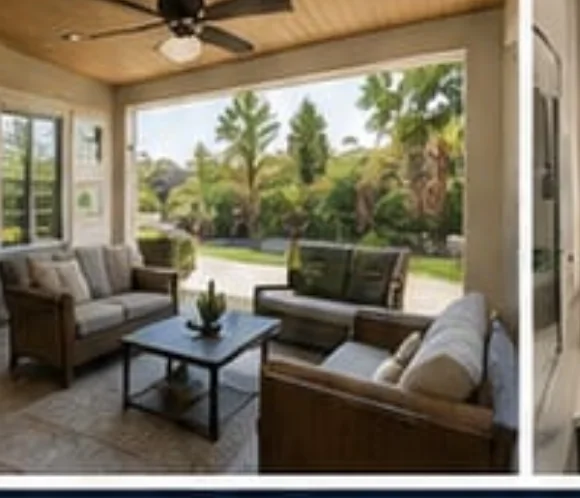 Covered lanai and outdoor living