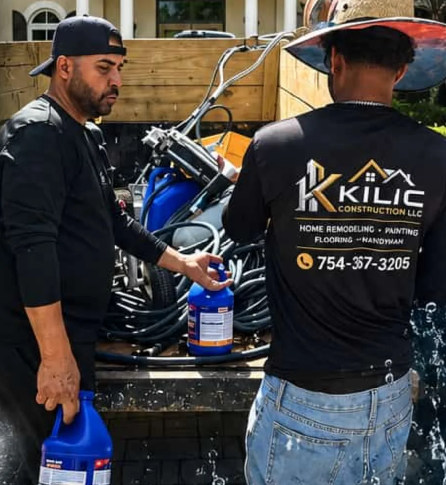 Our crew on site